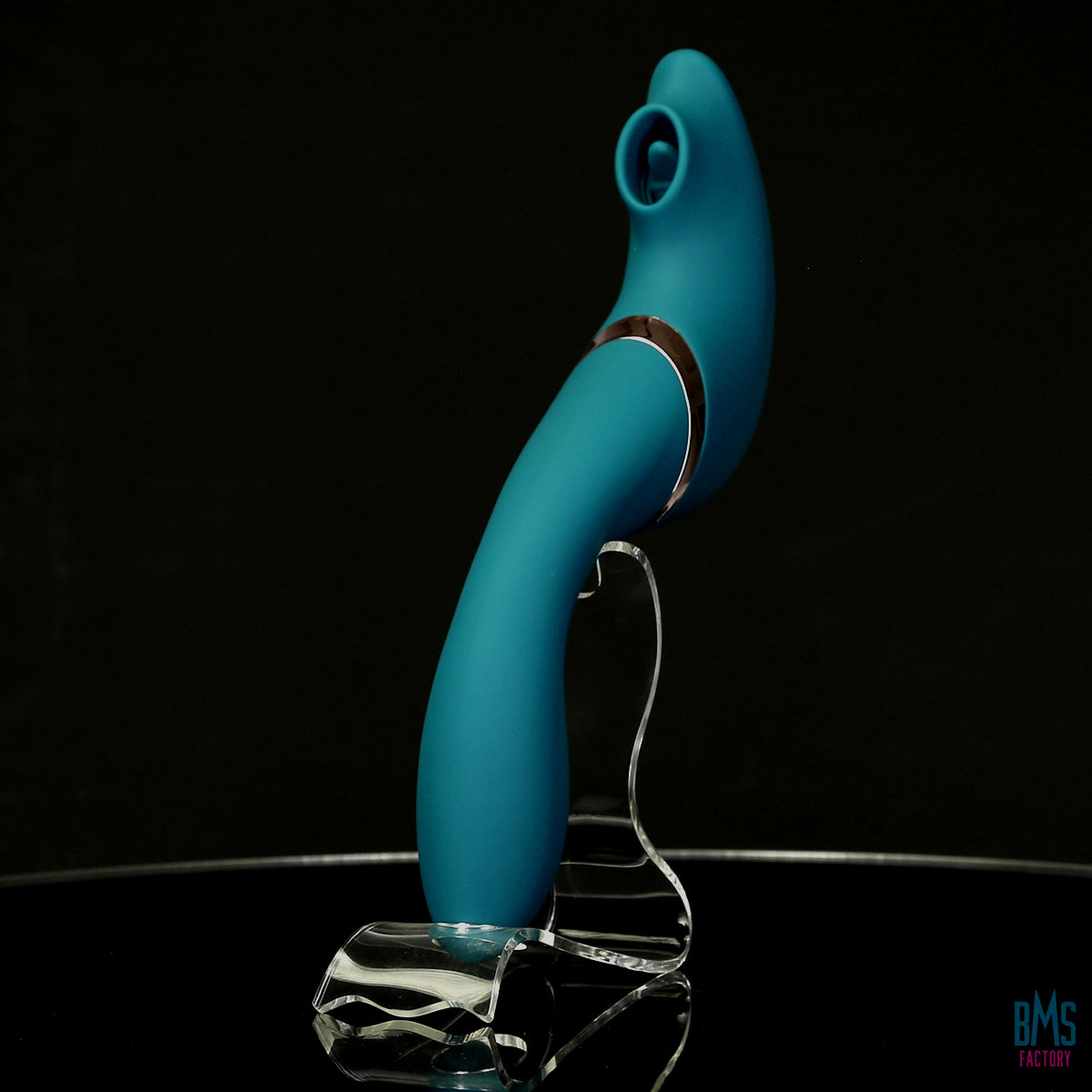 The Monarch Swan®- Transform With A Twist Vibrator & Stimulator - Teal