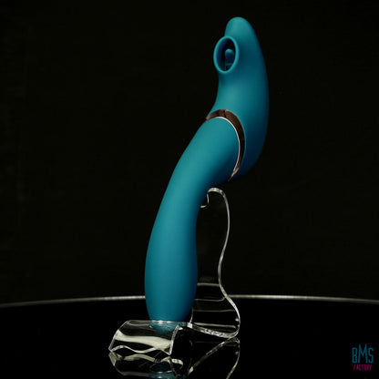 The Monarch Swan®- Transform With A Twist Vibrator & Stimulator - Teal