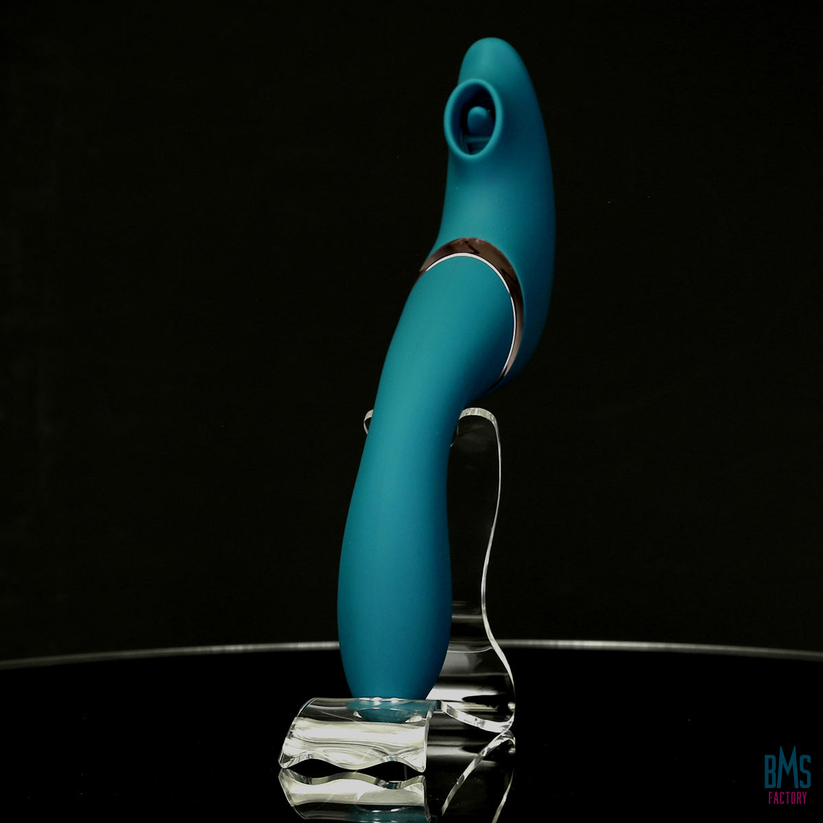 The Monarch Swan®- Transform With A Twist Vibrator & Stimulator - Teal