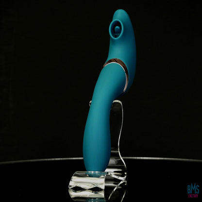 The Monarch Swan®- Transform With A Twist Vibrator & Stimulator - Teal