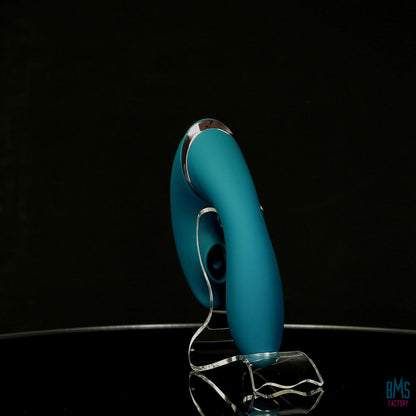 The Monarch Swan®- Transform With A Twist Vibrator & Stimulator - Teal