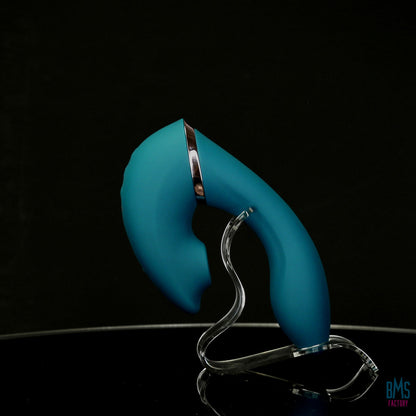 The Monarch Swan®- Transform With A Twist Vibrator & Stimulator - Teal