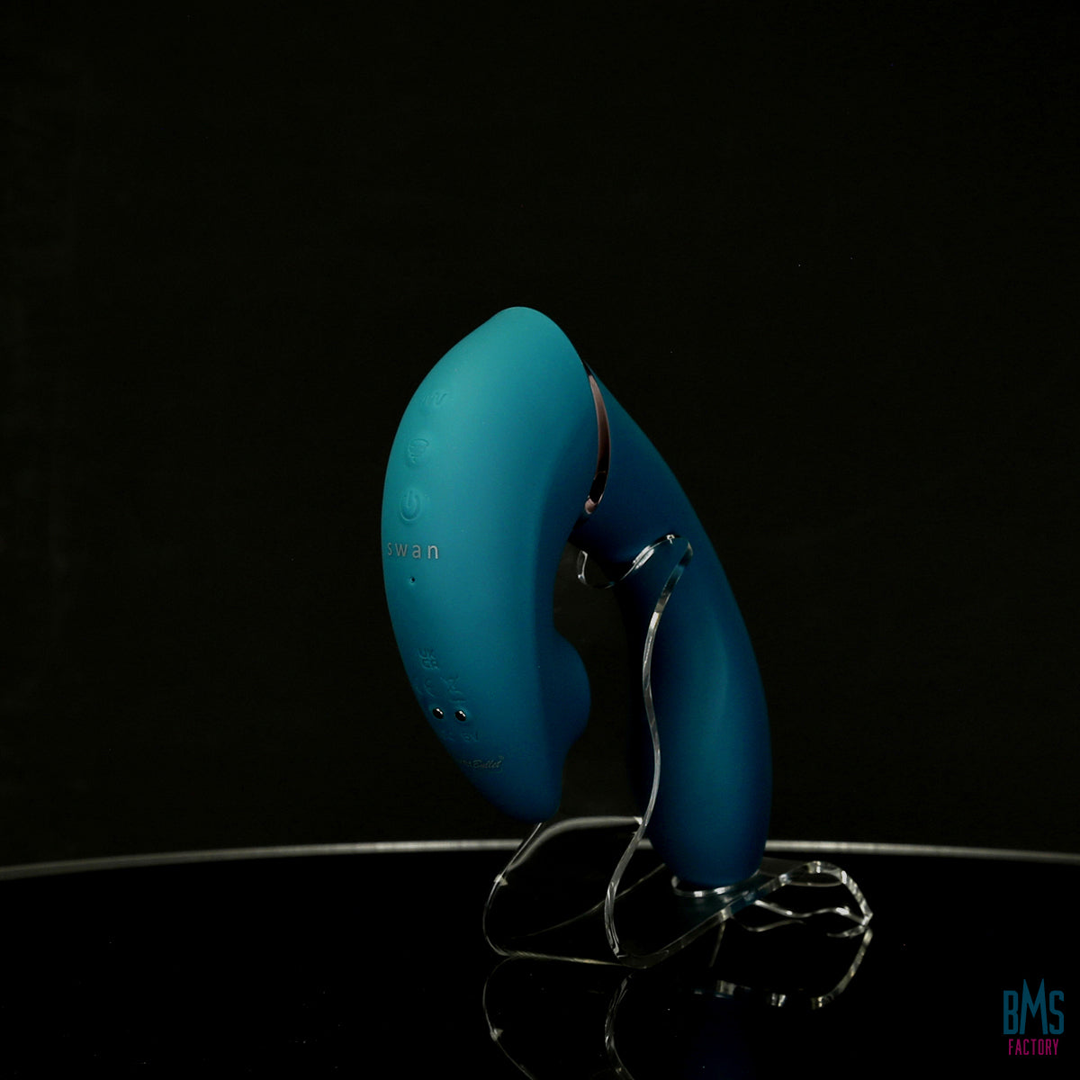 The Monarch Swan®- Transform With A Twist Vibrator & Stimulator - Teal