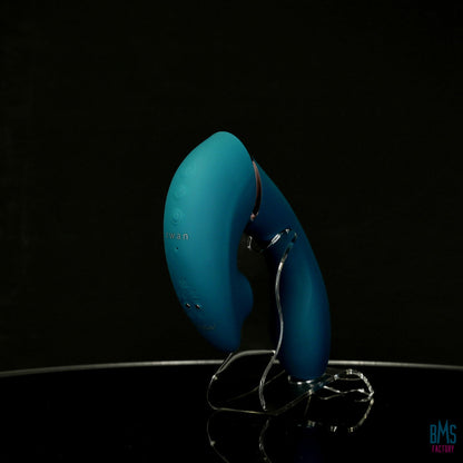 The Monarch Swan®- Transform With A Twist Vibrator & Stimulator - Teal