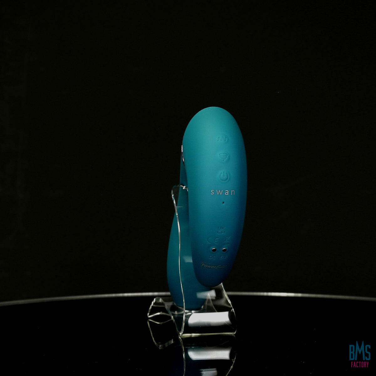 The Monarch Swan®- Transform With A Twist Vibrator & Stimulator - Teal