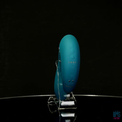 The Monarch Swan®- Transform With A Twist Vibrator & Stimulator - Teal