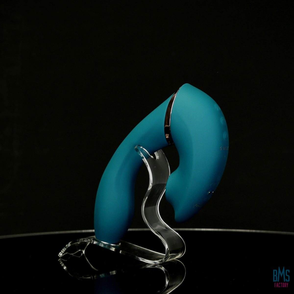 The Monarch Swan®- Transform With A Twist Vibrator & Stimulator - Teal