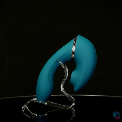 The Monarch Swan®- Transform With A Twist Vibrator & Stimulator - Teal