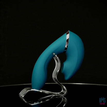 The Monarch Swan®- Transform With A Twist Vibrator & Stimulator - Teal