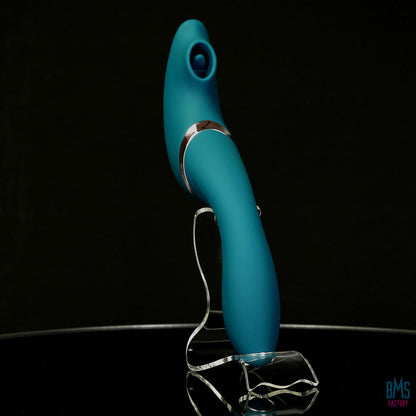 The Monarch Swan®- Transform With A Twist Vibrator & Stimulator - Teal