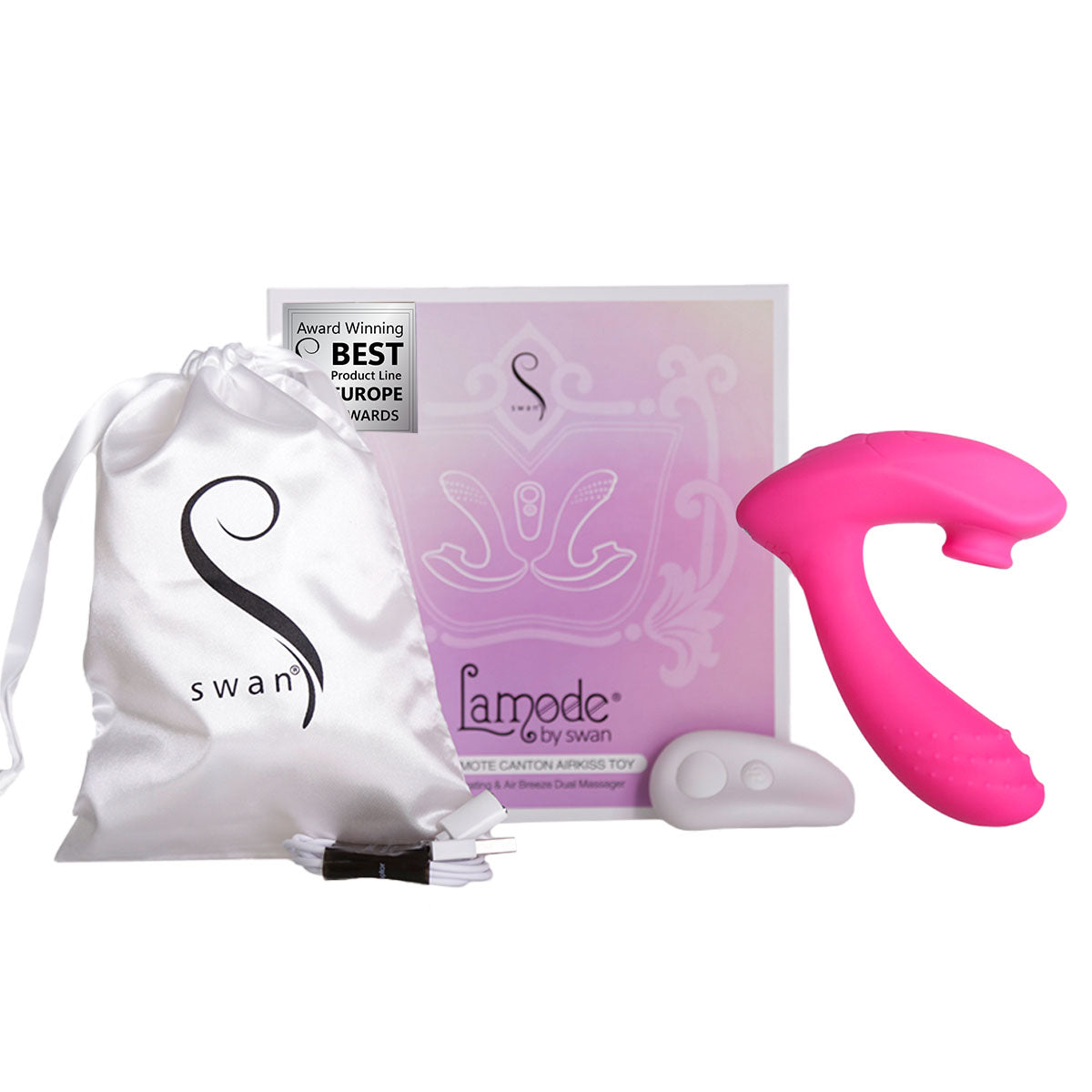 Lamode by Swan Vibrating & Airkiss Toy – Magenta