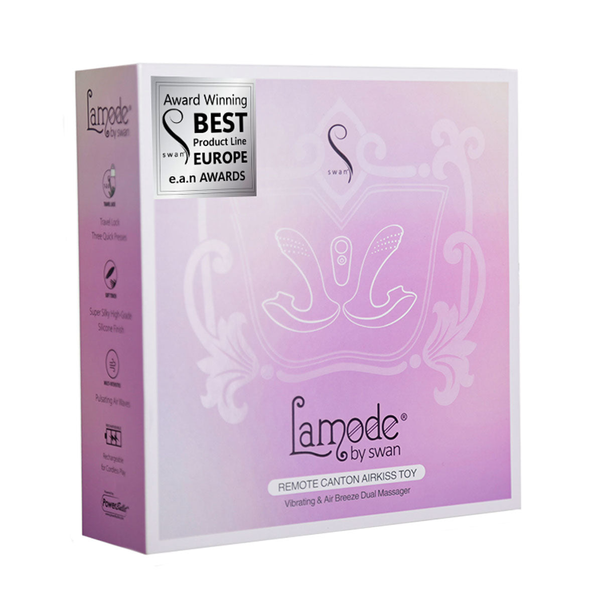 Lamode by Swan Vibrating & Airkiss Toy – Magenta