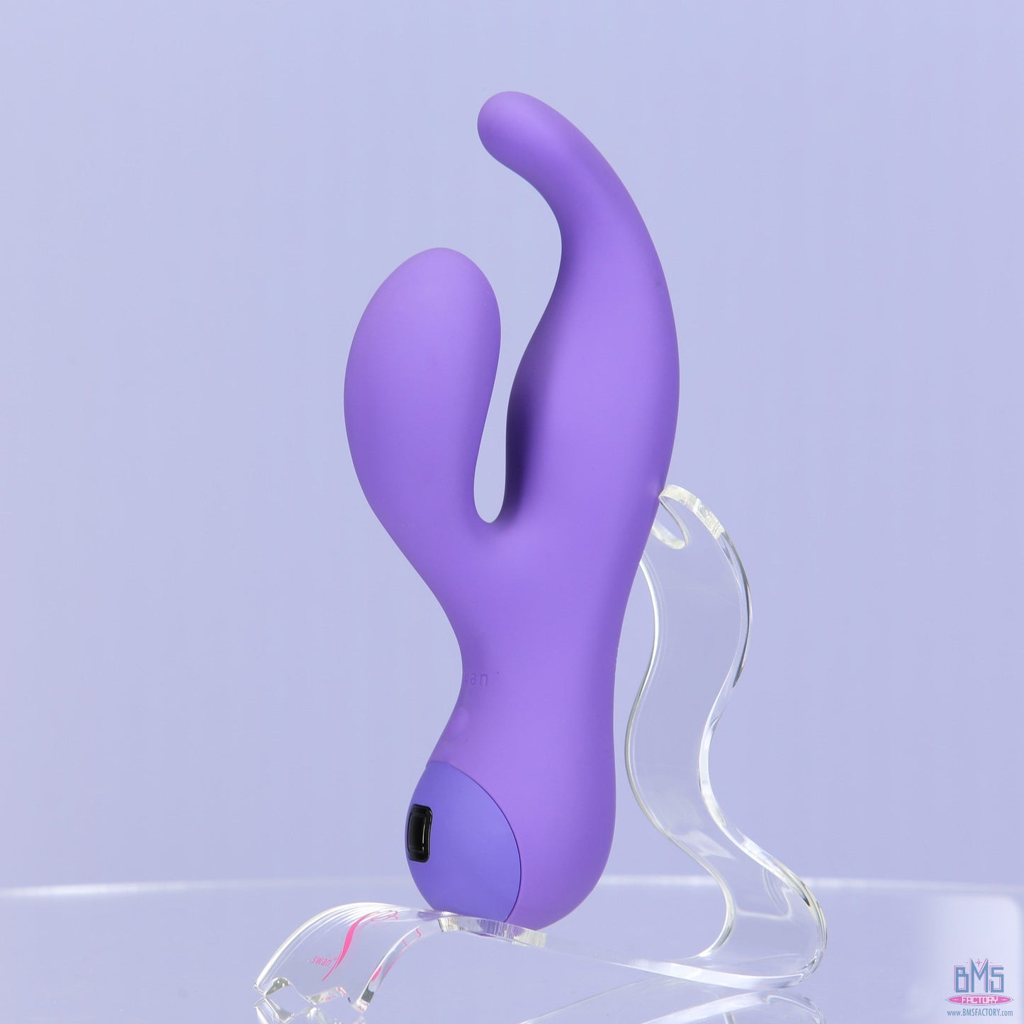 Swan Touch - Solo - Dual Vibrator - Rechargeable - Purple