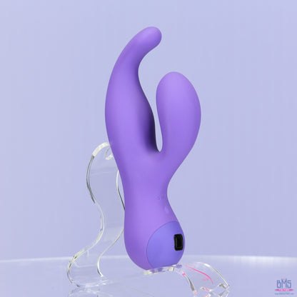 Swan Touch - Solo - Dual Vibrator - Rechargeable - Purple