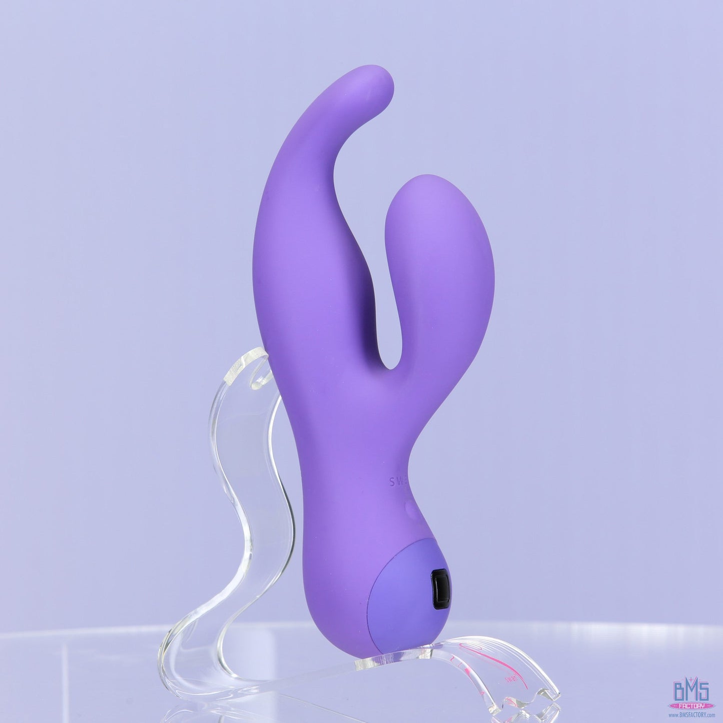 Swan Touch - Solo - Dual Vibrator - Rechargeable - Purple