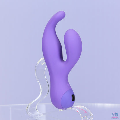 Swan Touch - Solo - Dual Vibrator - Rechargeable - Purple