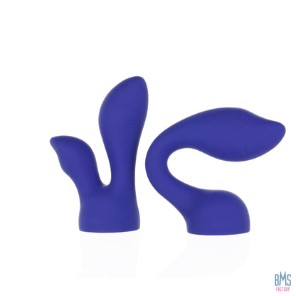 PalmPower® - PalmSensual Head Attachments (For Use With PalmPower®) – Blue – 2pcs
