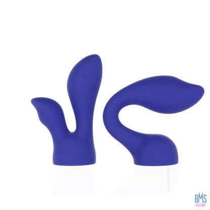 PalmPower® - PalmSensual Head Attachments (For Use With PalmPower®) – Blue – 2pcs