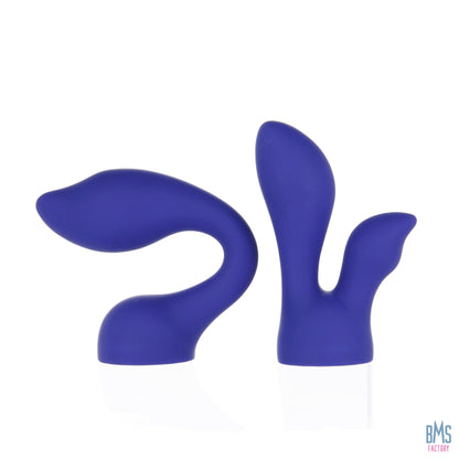 PalmPower® - PalmSensual Head Attachments (For Use With PalmPower®) – Blue – 2pcs