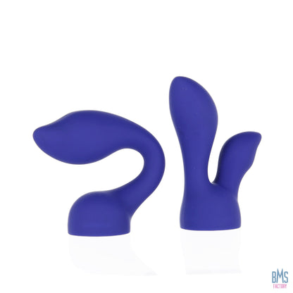 PalmPower® - PalmSensual Head Attachments (For Use With PalmPower®) – Blue – 2pcs