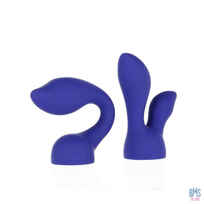 PalmPower® - PalmSensual Head Attachments (For Use With PalmPower®) – Blue – 2pcs