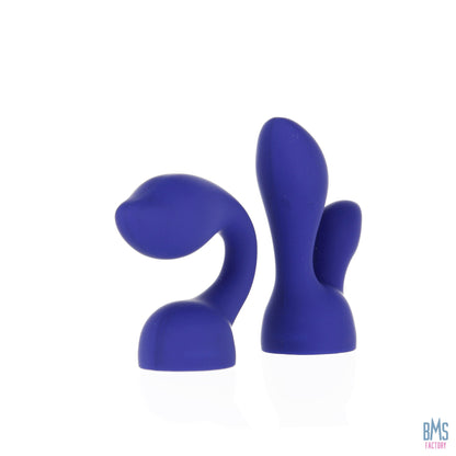 PalmPower® - PalmSensual Head Attachments (For Use With PalmPower®) – Blue – 2pcs