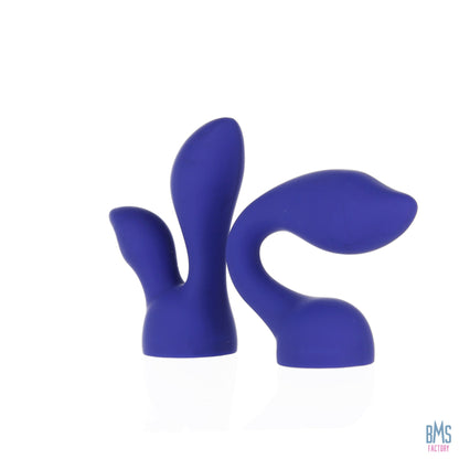 PalmPower® - PalmSensual Head Attachments (For Use With PalmPower®) – Blue – 2pcs