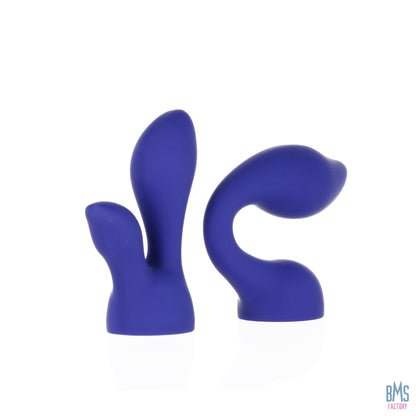 PalmPower® - PalmSensual Head Attachments (For Use With PalmPower®) – Blue – 2pcs