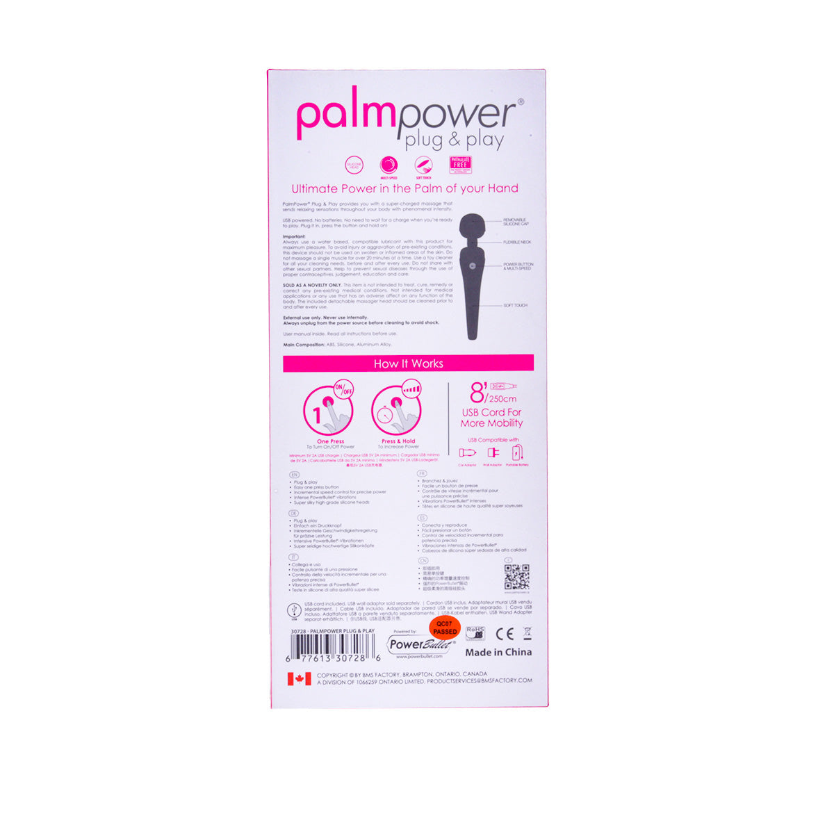 PalmPower Plug & Play Massager