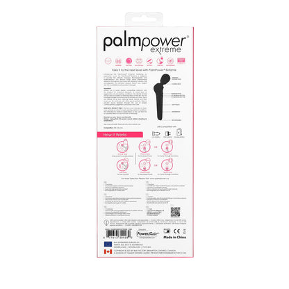 PalmPower Extreme - Rechargeable Massage Wand - Fuschia