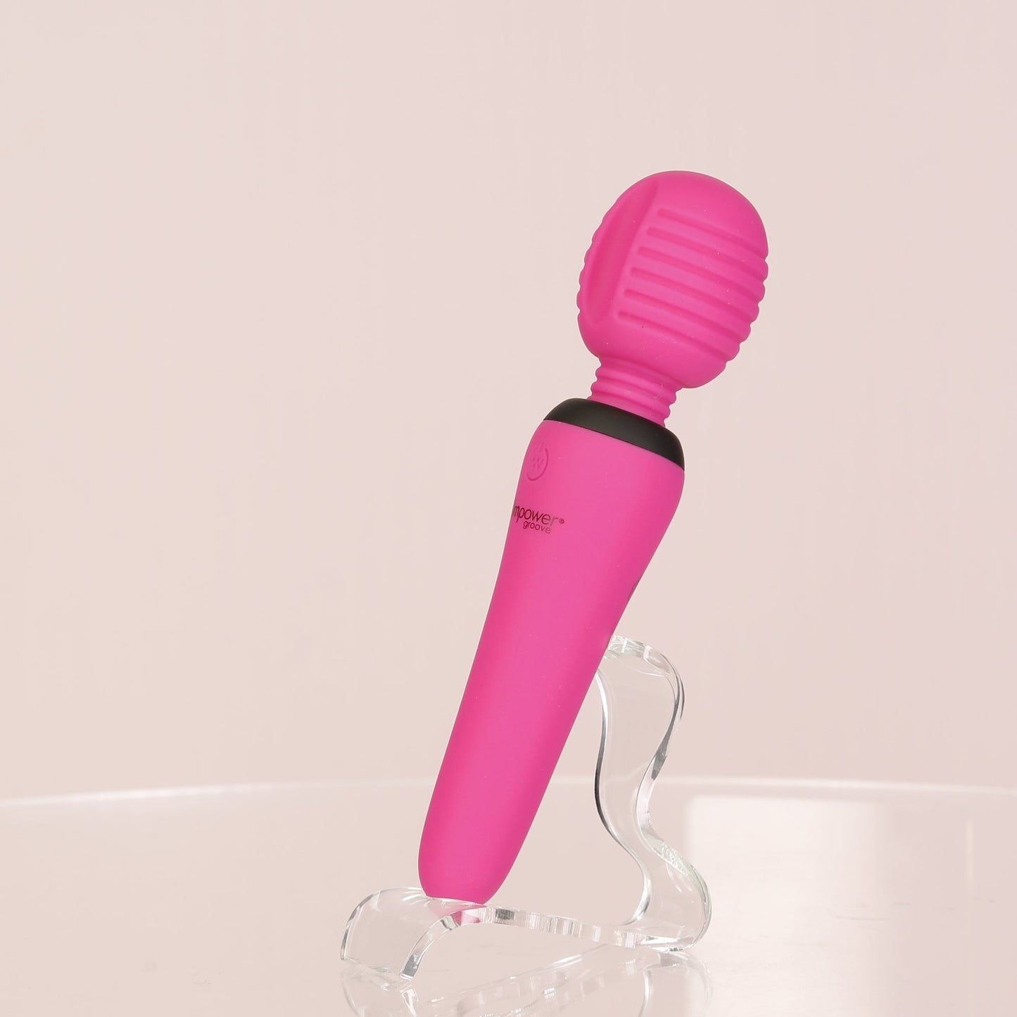 PalmPower® Groove Mini Wand Massager - Pink