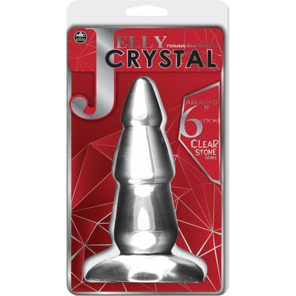 NMC Jelly Crystal - Rigid Butt Plug - Clear - 6"