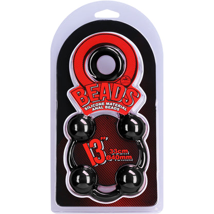 NMC 13 Inch O Beads 4 Ball Silicone Butt Beads