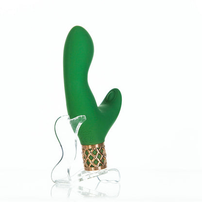 Pillow Talk® Secrets - Sinful – Luxurious Dual Vibrating Wand - Green