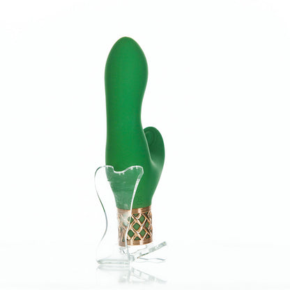 Pillow Talk® Secrets - Sinful – Luxurious Dual Vibrating Wand - Green