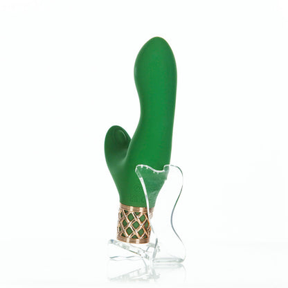 Pillow Talk® Secrets - Sinful – Luxurious Dual Vibrating Wand - Green