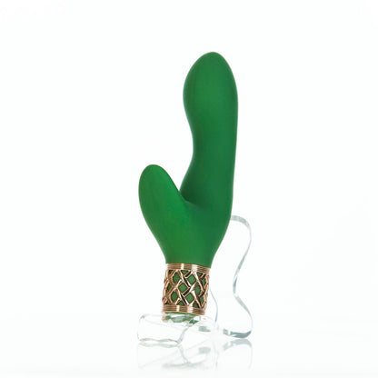 Pillow Talk® Secrets - Sinful – Luxurious Dual Vibrating Wand - Green