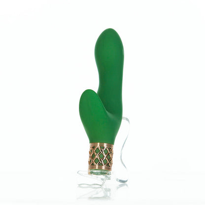 Pillow Talk® Secrets - Sinful – Luxurious Dual Vibrating Wand - Green