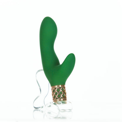 Pillow Talk® Secrets - Sinful – Luxurious Dual Vibrating Wand - Green