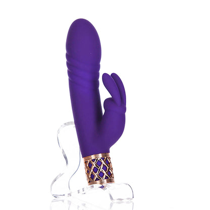Pillow Talk® Secrets - Sensual – Luxurious Dual Thrusting Wand - Purple