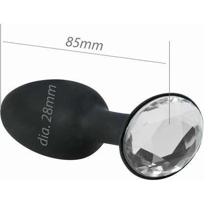 Seven Creations Crystal Amulet Silicone Butt Plug - Small