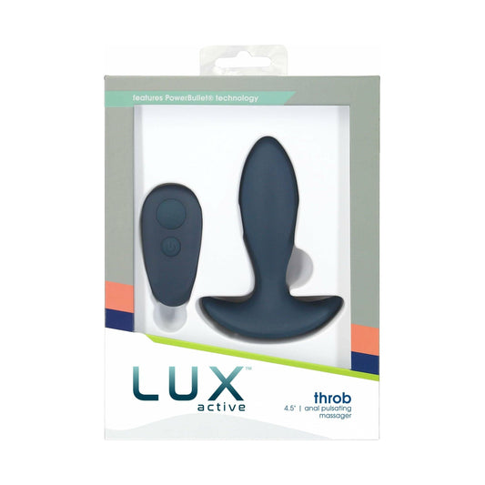 LUX active® Throb – Anal Pulsating Massager – Remote Included