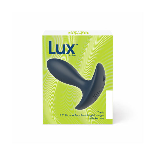LUX active® Throb – Anal Pulsating Massager – Remote Included