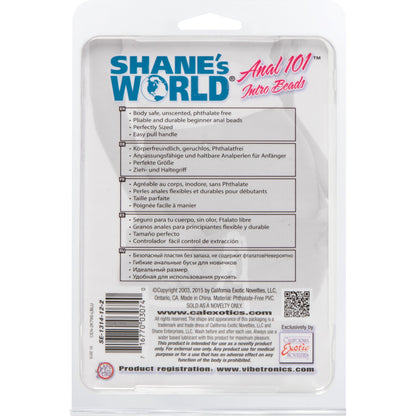 CalExotics® Shanes World Anal Beads - Blue