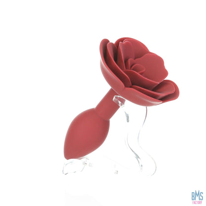 LUX active® Red Rose Silicone Anal Plug