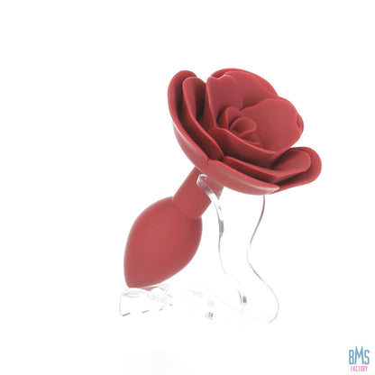 LUX active® Red Rose Silicone Anal Plug