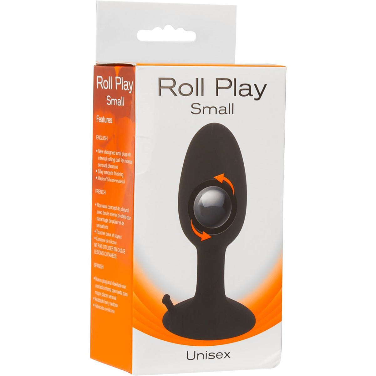 Seven Creations Roll Play Silicone Butt Plug - Small