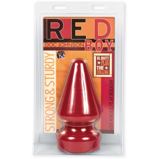 Doc Johnson The Challenge! Red Boy Extra Large Butt Plug
