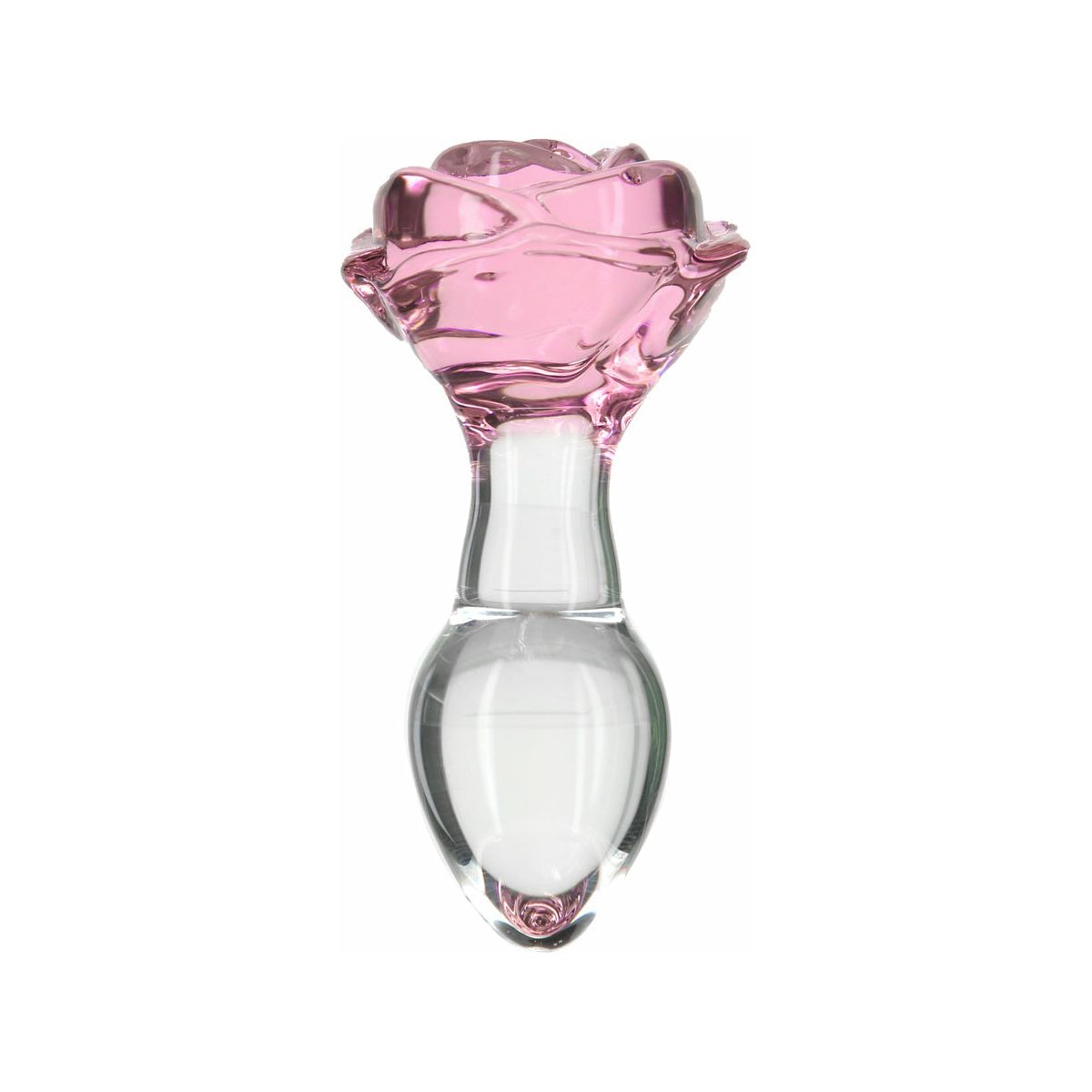Pillow Talk - Rosy- Luxurious Glass Anal Plug