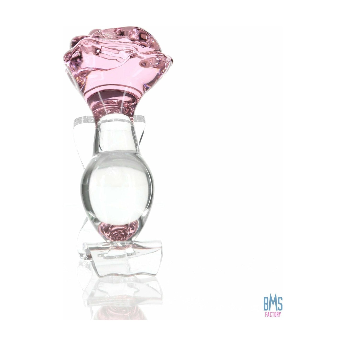 Pillow Talk - Rosy- Luxurious Glass Anal Plug